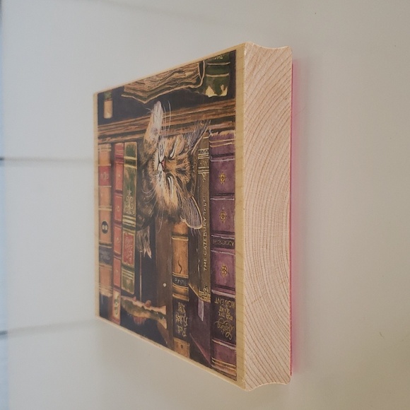 Large Cat Stamp #90251 Federick the Literate Stamps Happen Inc Charles Wysocki - Picture 5 of 11